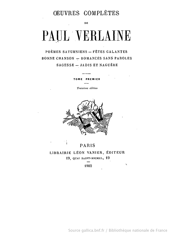 Poèmes saturniens