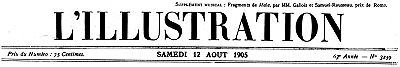 L'Illustration, No. 3259, 12 Août 1905