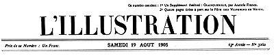 L'Illustration, No. 3260, 19 Août 1905