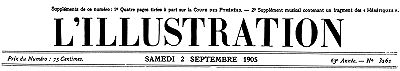 L'Illustration, No. 3262, 2 Septembre 1905