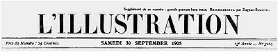 L'Illustration, No. 3266, 30 Septembre 1905