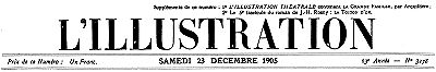 L'Illustration, No. 3278, 23 Décembre 1905