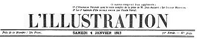 L'Illustration, No. 3645, 4 Janvier 1913