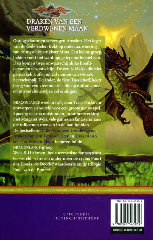 De oorlog der zielen - Boek 3 - Draken van een verloren maan