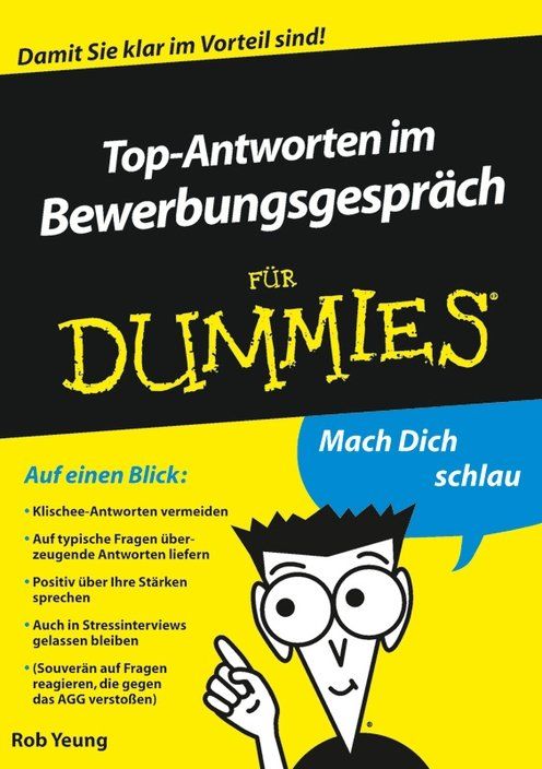 Top-Antworten im Bewerbungsgespräch für Dummies