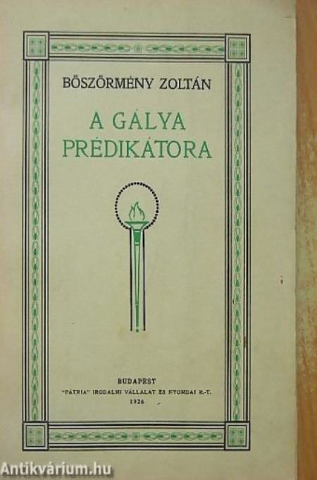 A gálya prédikátora