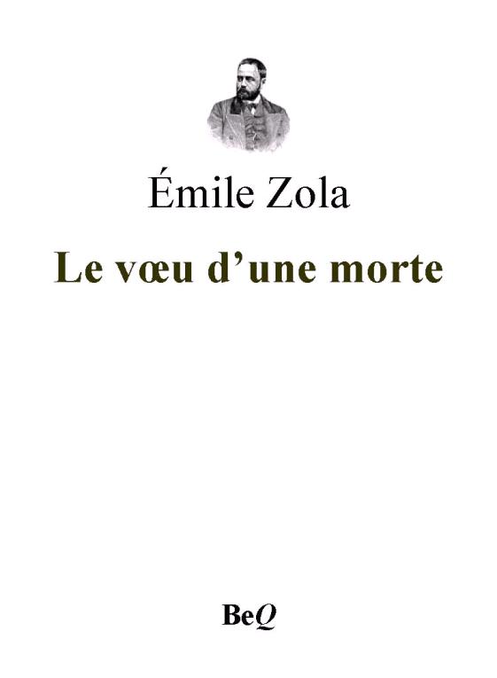 Le voeu d’une morte