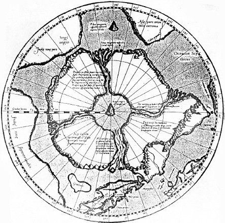 Гиперборея на карте Герхарда Меркатора (1569▫г.)