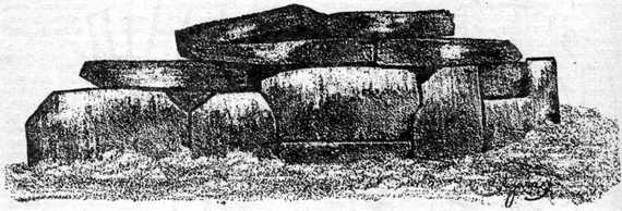 рис. 15 Начальник финансовой службы Томсон (1889) иллюстрировал остатки перестроенной аху Раннего периода и описал другие старинные сооружения, в том числе селение из каменных домов неполинезийского типа, впоследствии уничтоженных береговой эрозией.