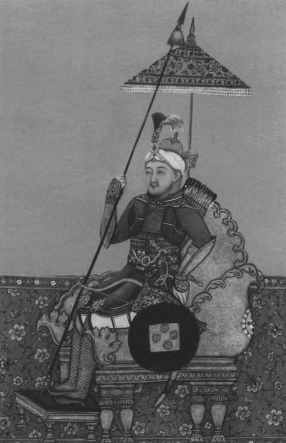 Тамерлан. Монгольская миниатюра. Фрагмент.