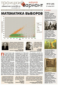 Газета Троицкий Вариант  # 40 (27_10_2009)