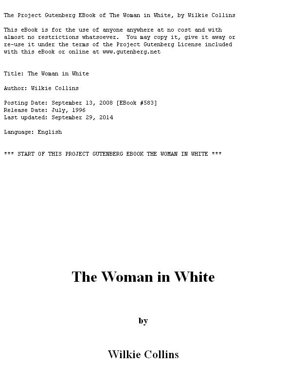 The Woman in White
